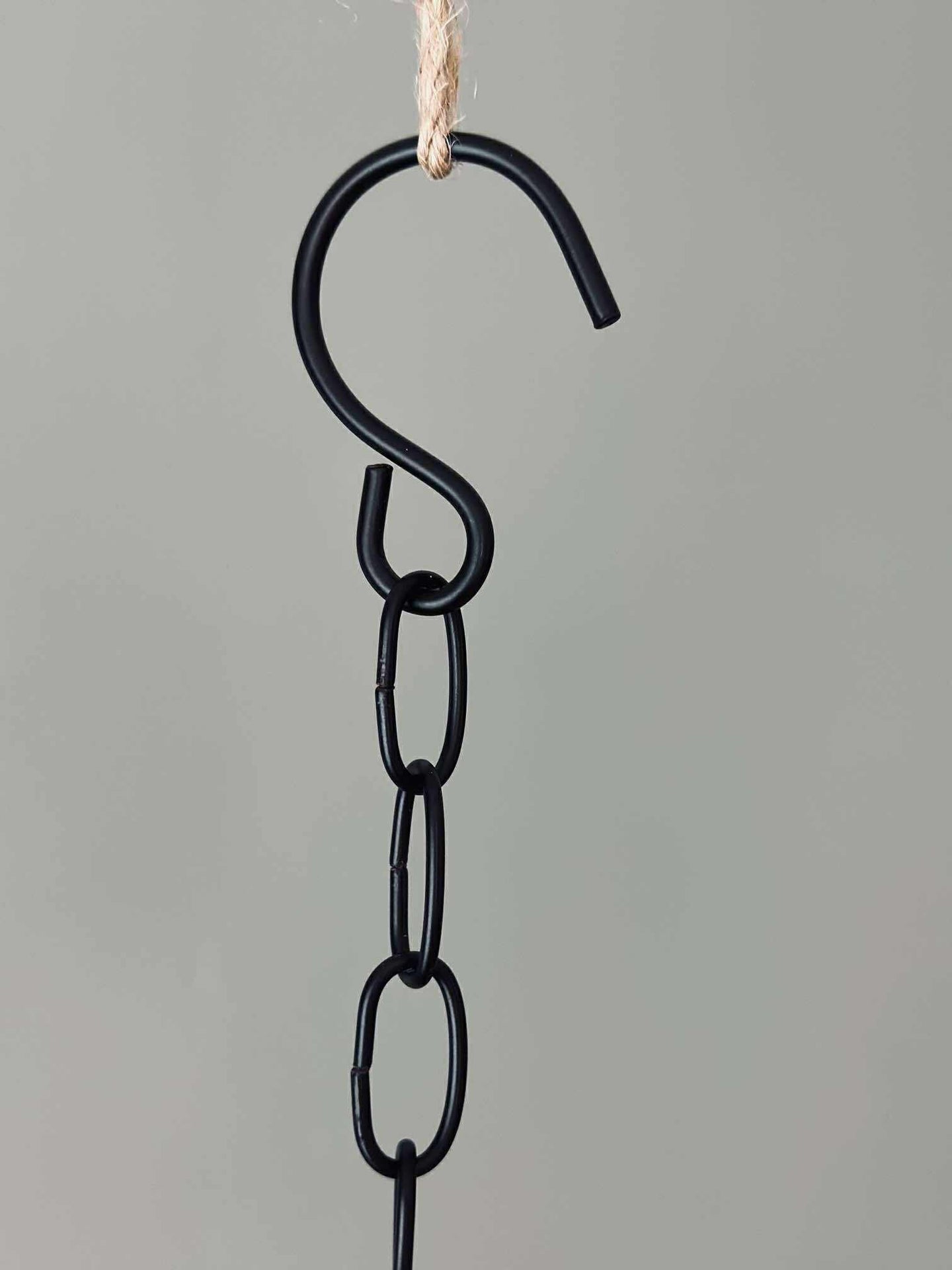 Topf mit Aufhängung  - Black