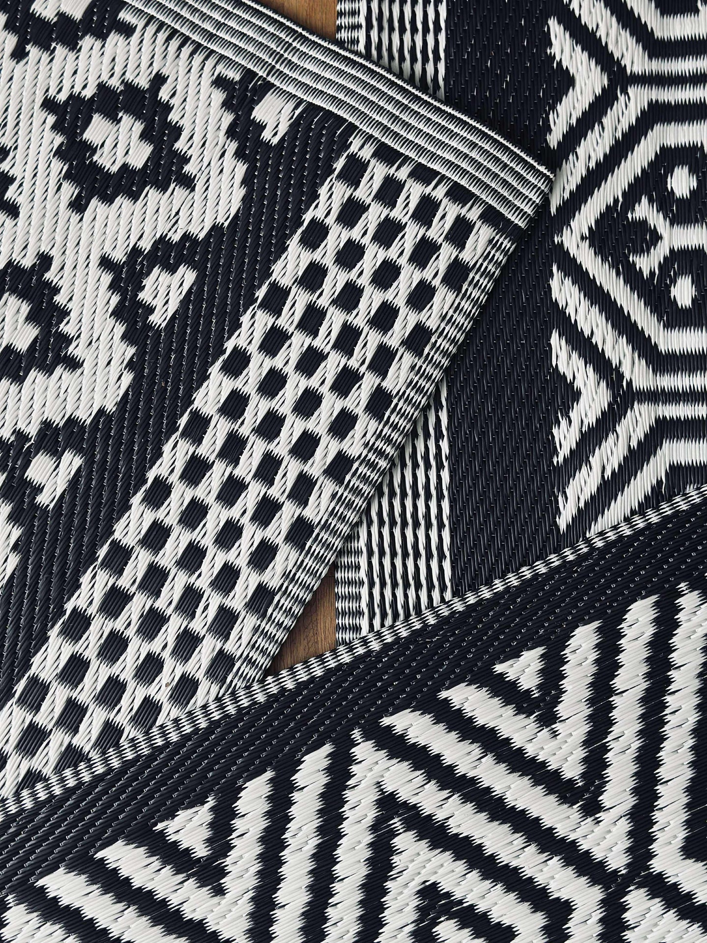 Outdoor-Teppich - Black mix