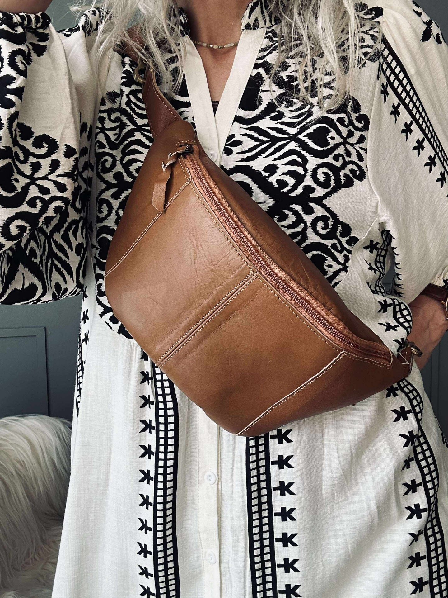 Bauchtasche Anna - Cognac