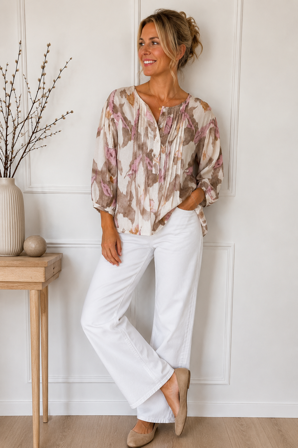 Bluse Cosmos - beige