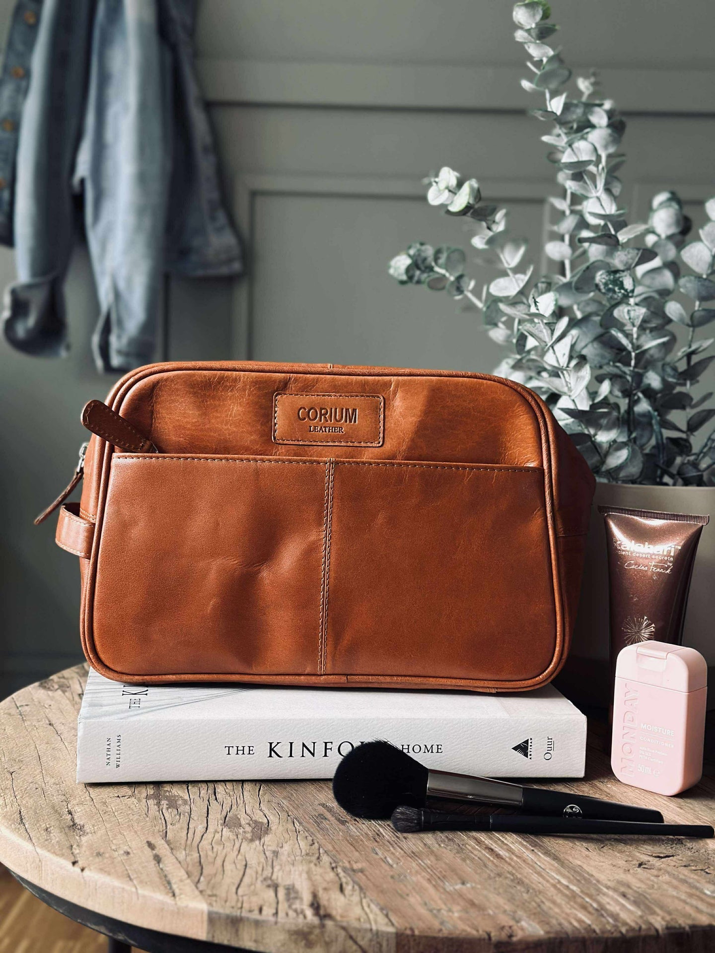 Kulturtasche - Cognac
