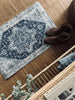Fußmatte Vintage-Look Blau 50x80 cm