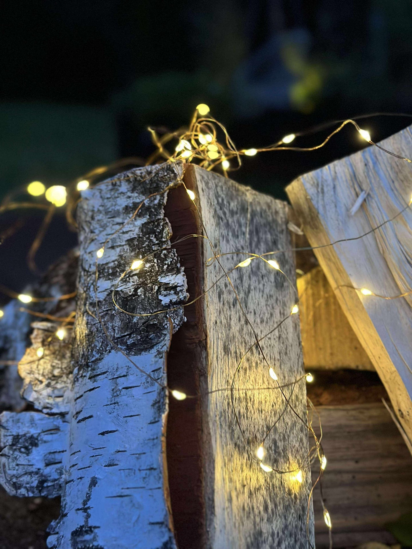 Lichterkette mit Solarzellen - 200 Lichter