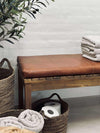 Sitzkissen Leder Tokyo - 88cm Cognac