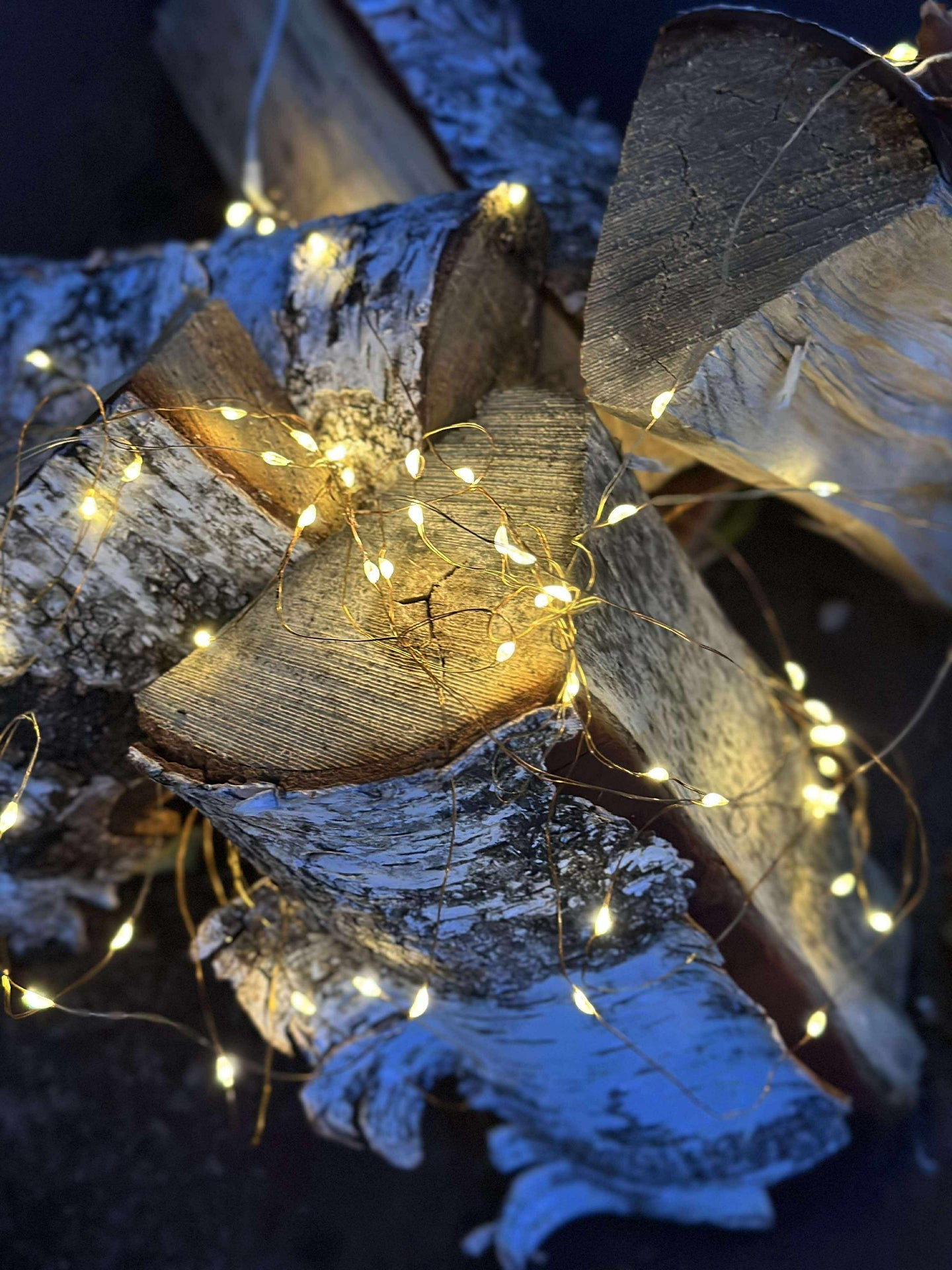 Lichterkette mit Solarzellen - 200 Lichter