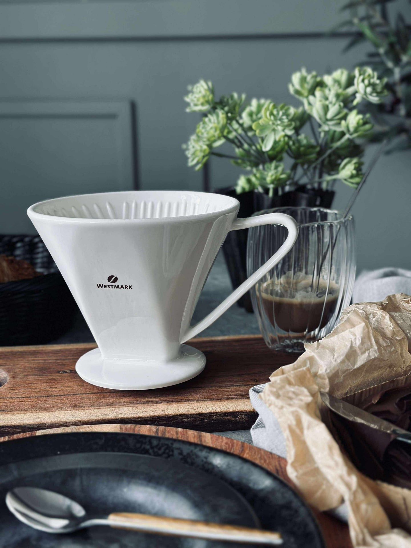 Kaffeefilter aus Porzellan