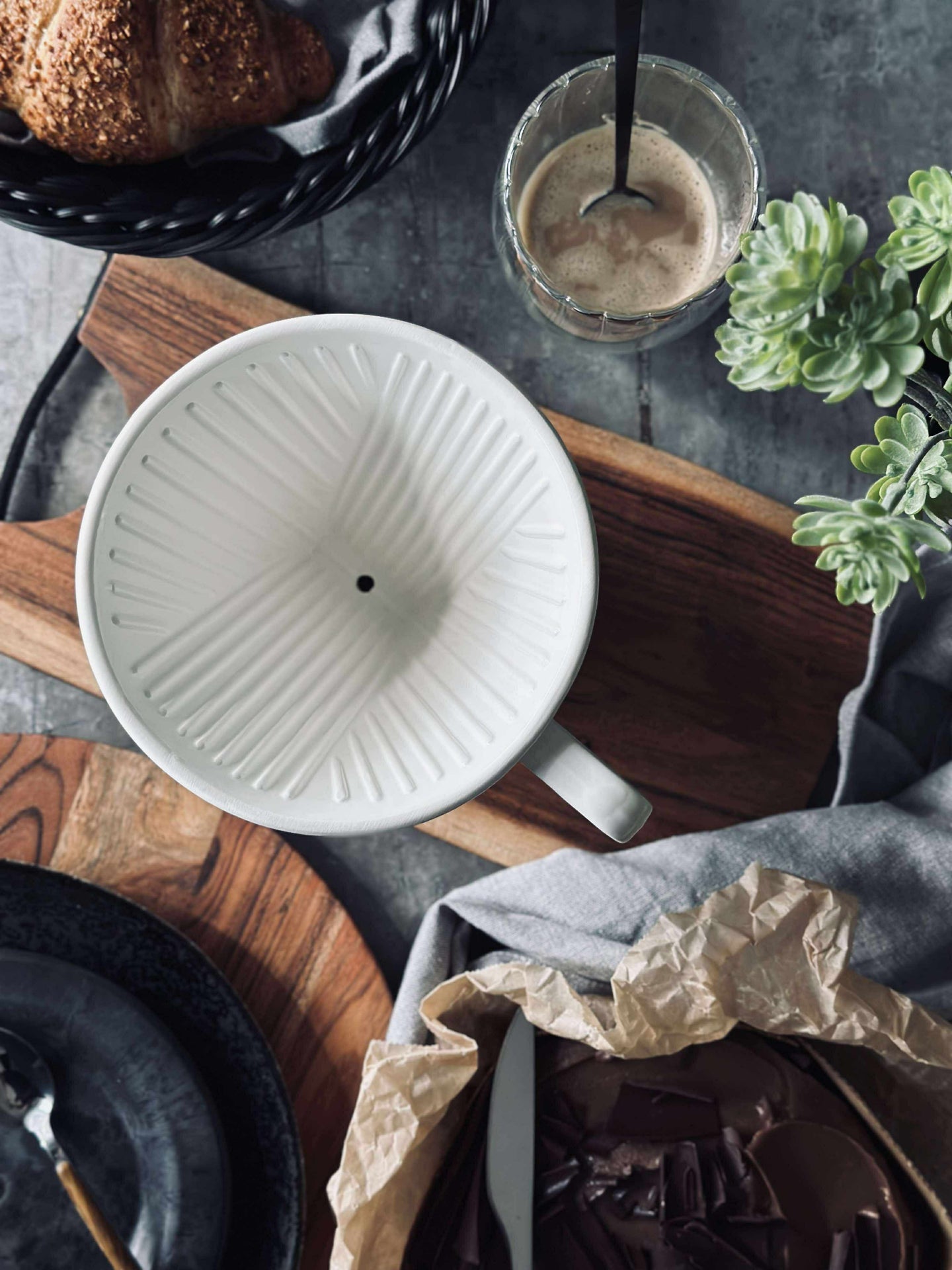 Kaffeefilter aus Porzellan