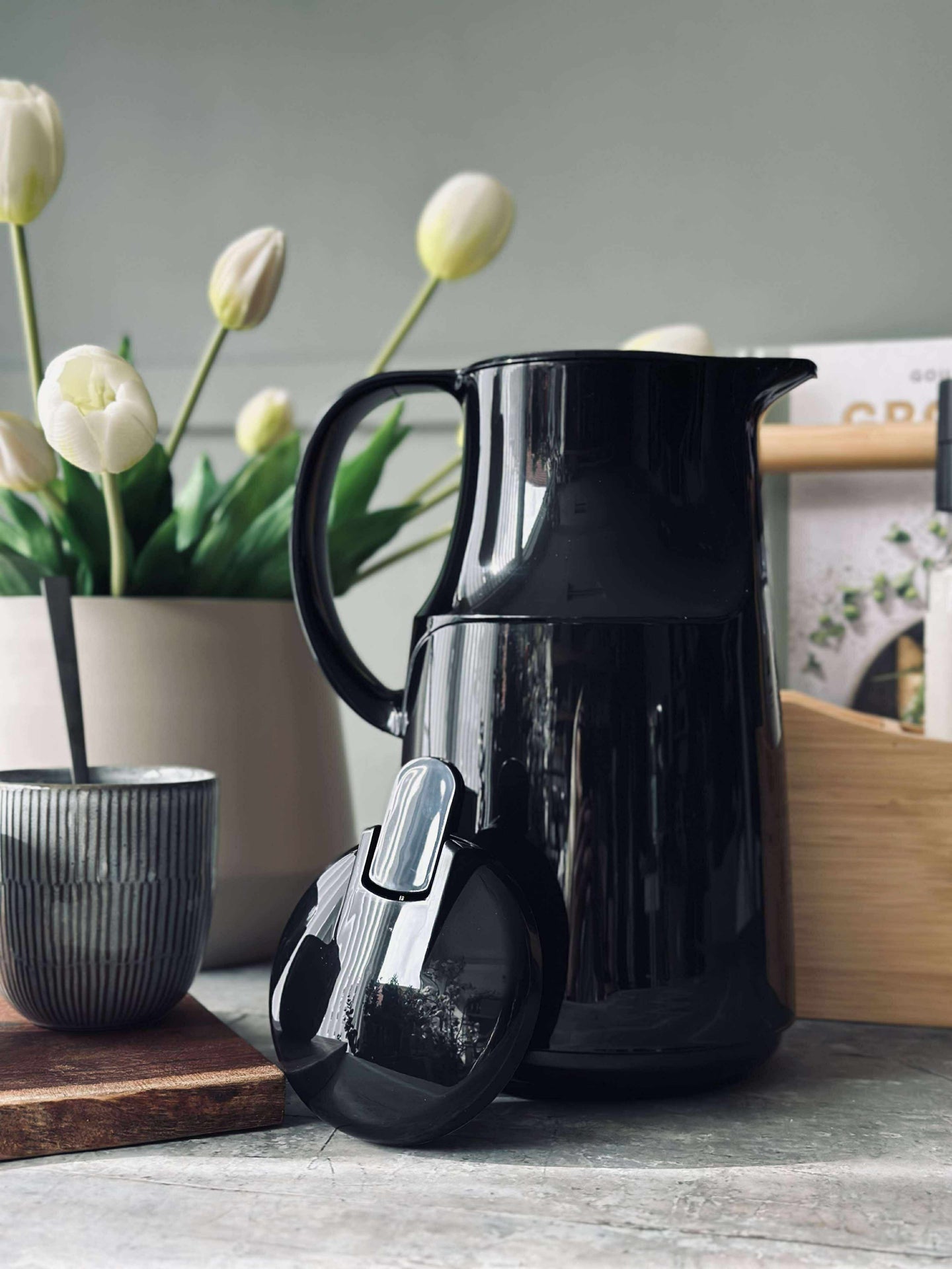 Thermokanne Schwarz - 1 Liter