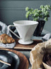 Kaffeefilter aus Porzellan