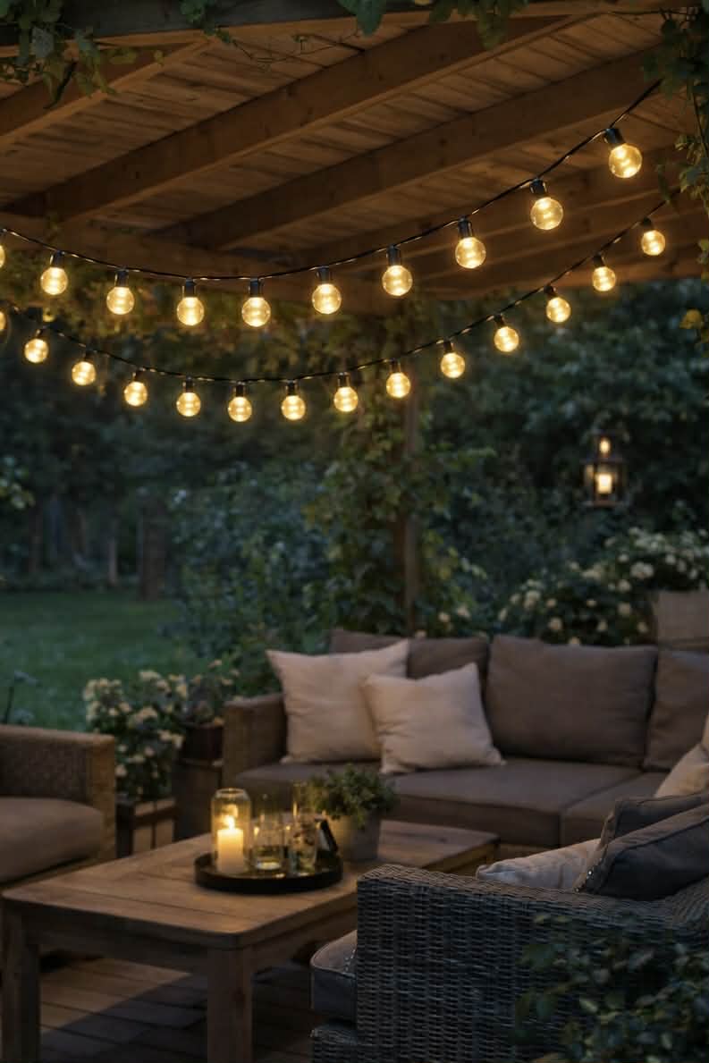 Lichterkette Sasline mit Solarmodul