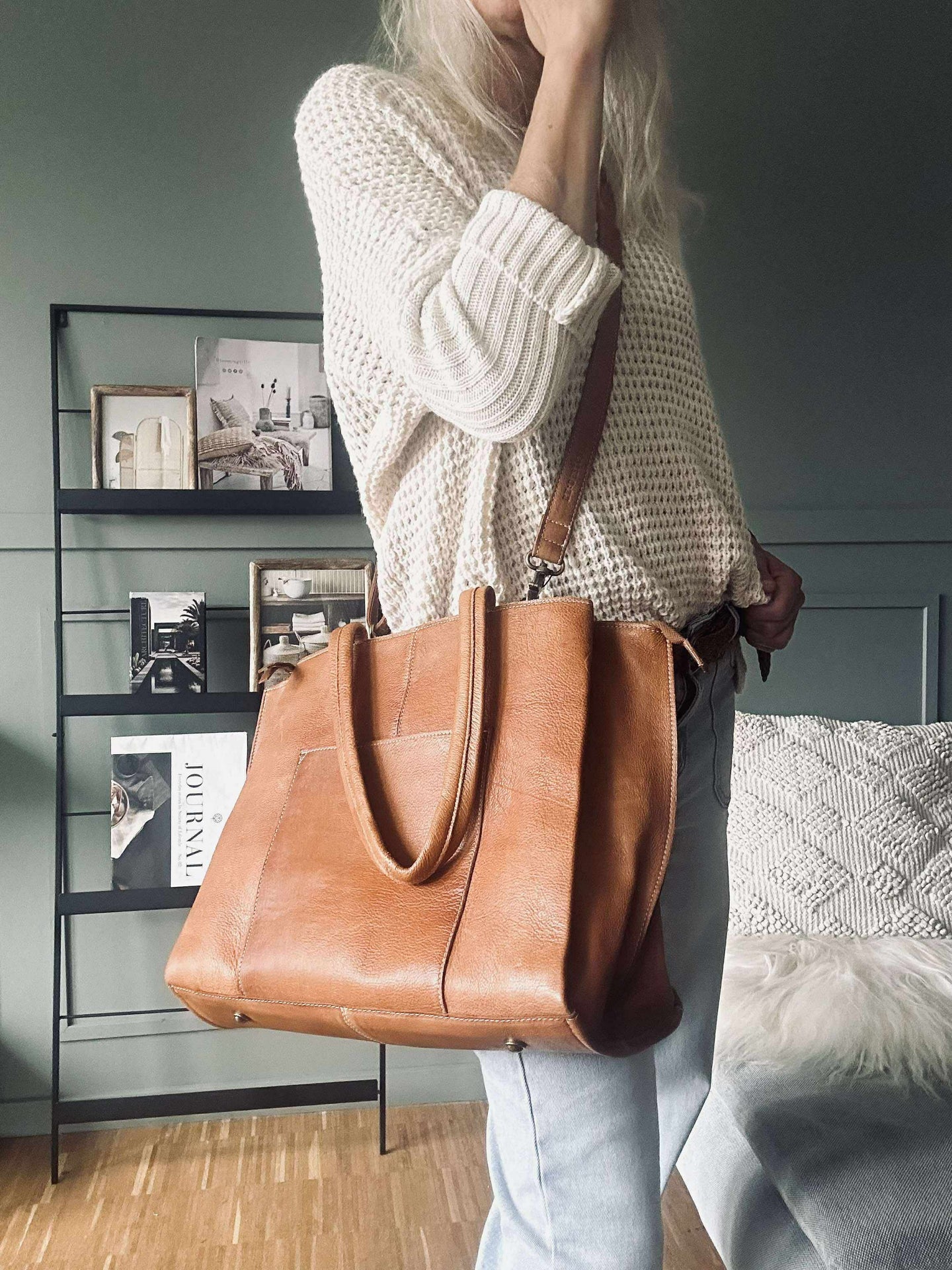 Arbeitstasche - Valerie Cognac
