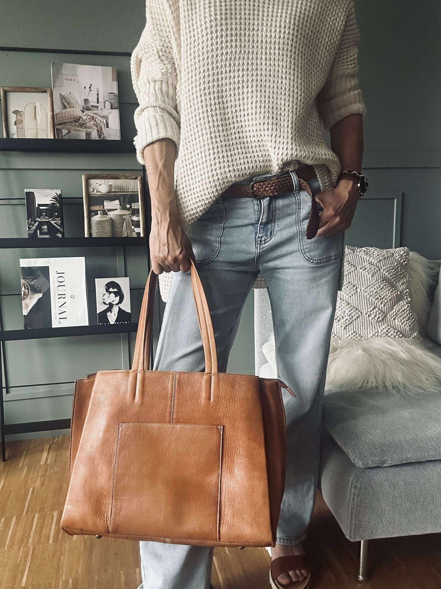 Arbeitstasche - Valerie Cognac