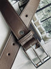 Gürtel 3,5 cm - Dark taupe