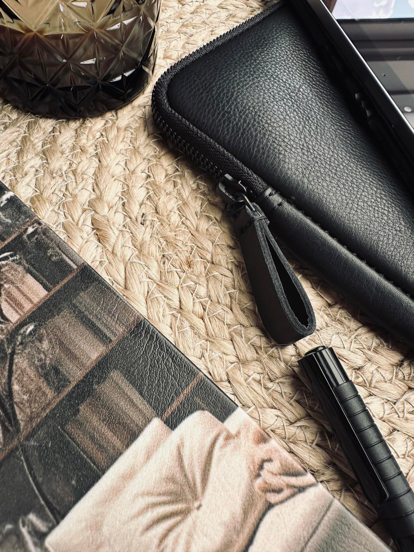iPad-Sleeve - Schwarz / Schwarz