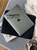 Laptop-Sleeve - Schwarz / Gold