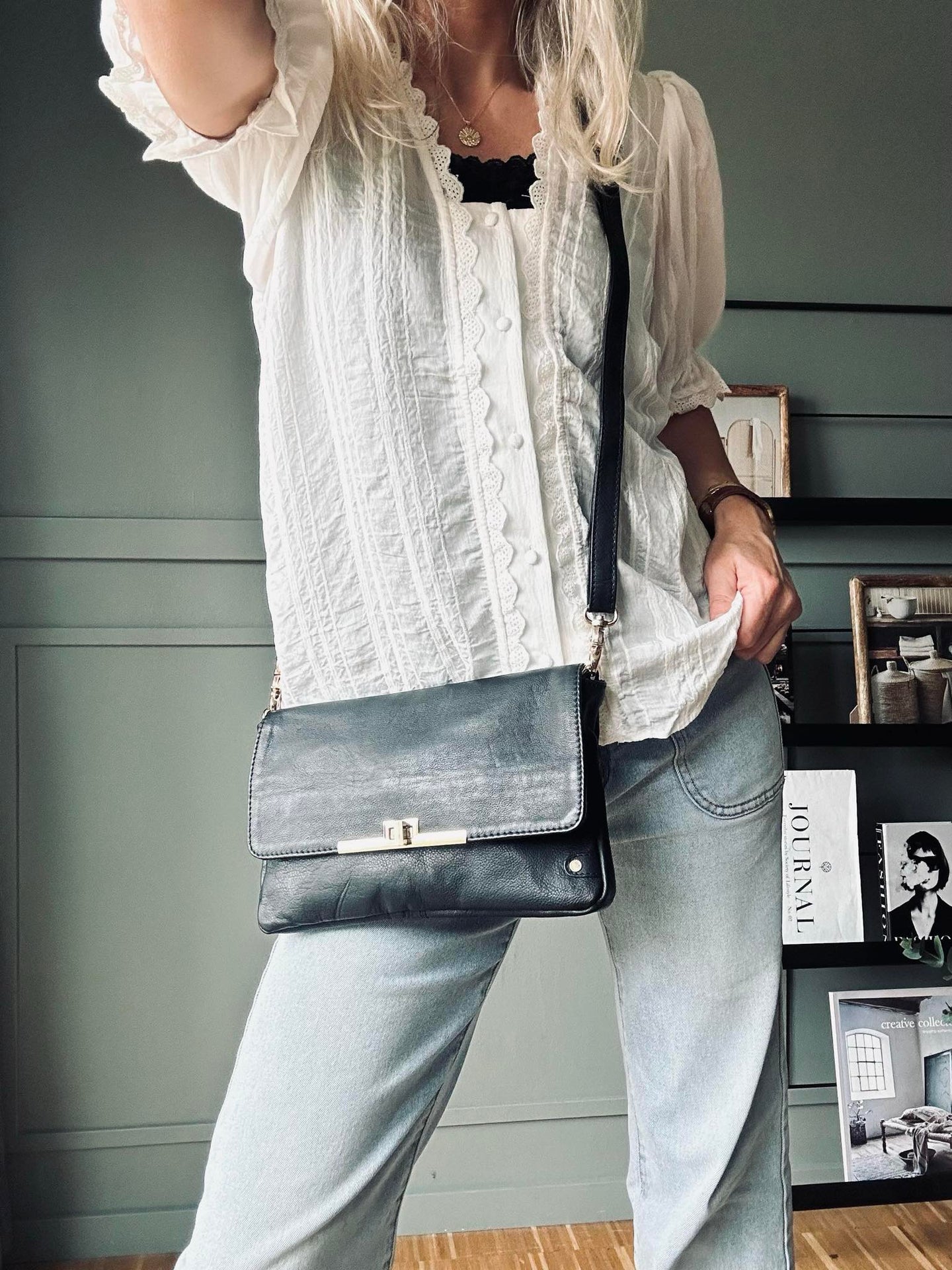 Clutch Elegant schwarz/gold