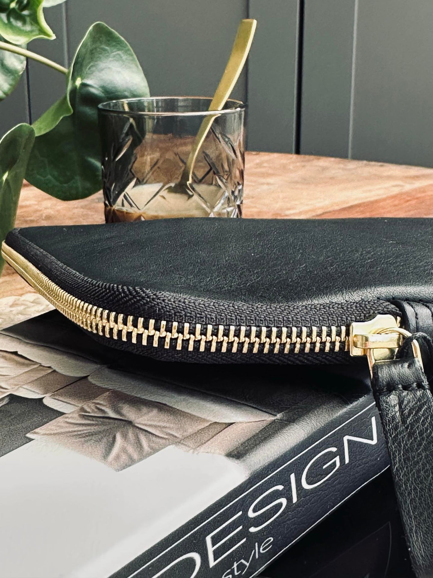 iPad-Sleeve - Schwarz / Gold