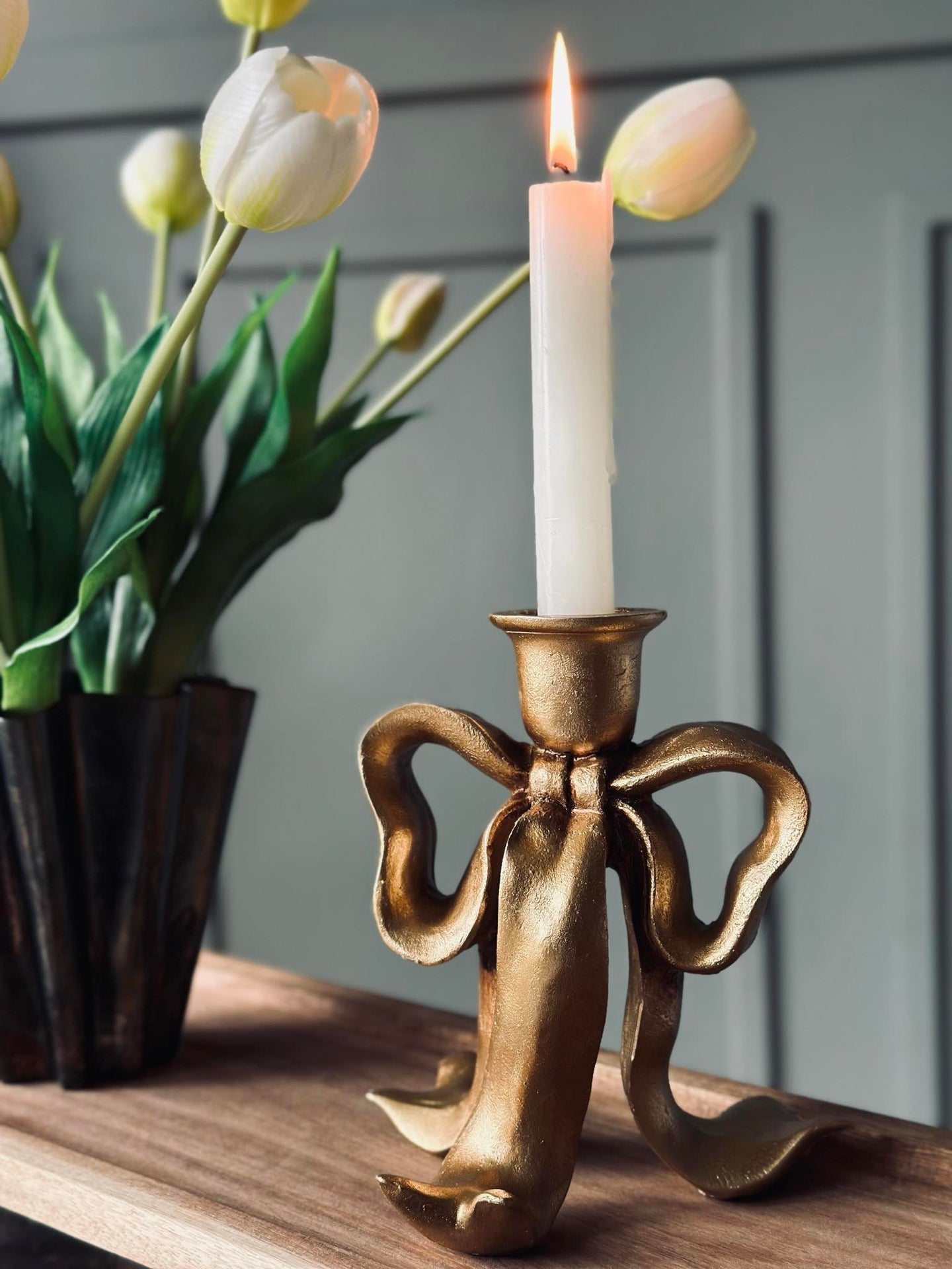 Kerzenhalter Golden butterfly
