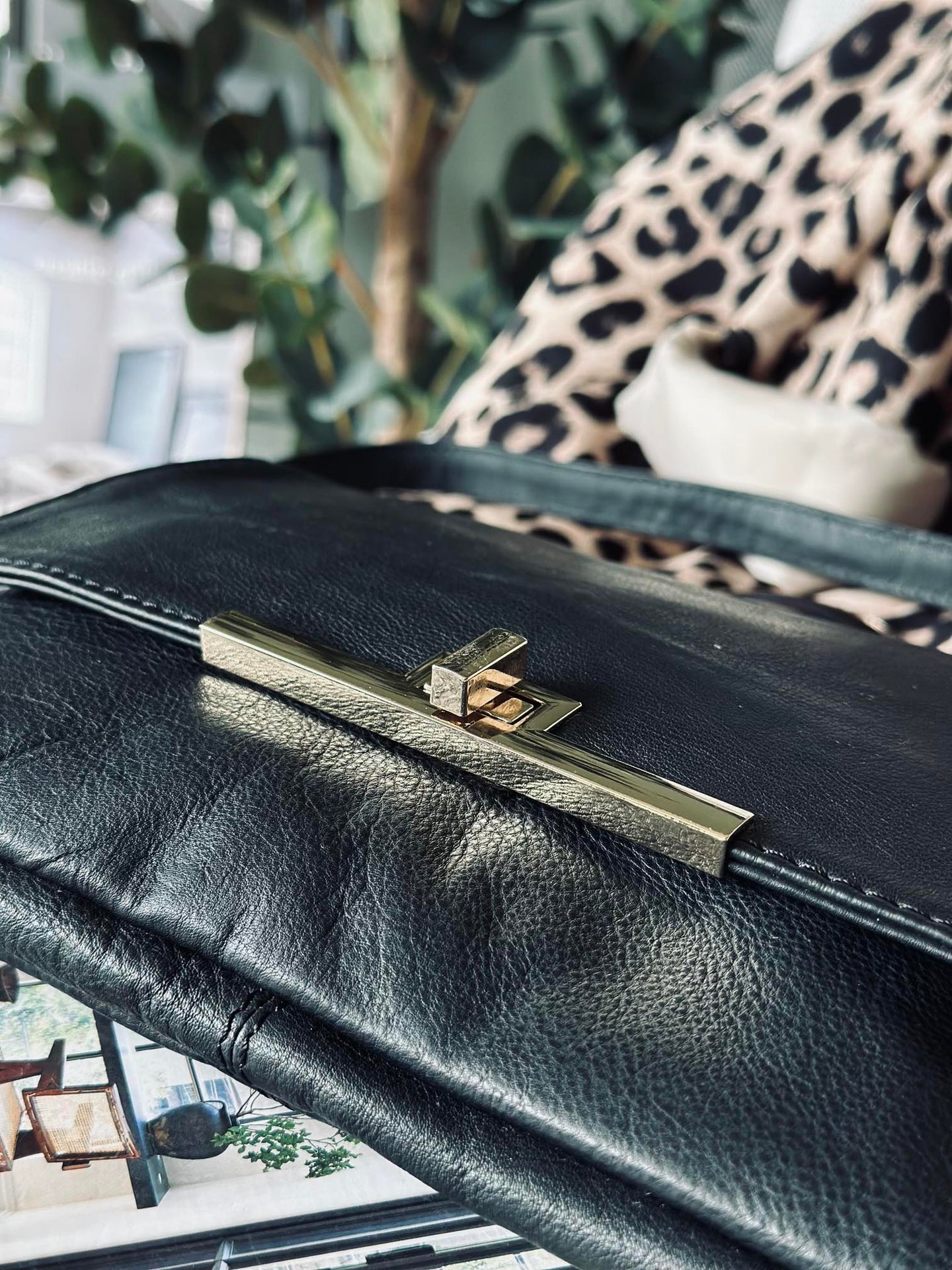 Clutch Elegant schwarz/gold