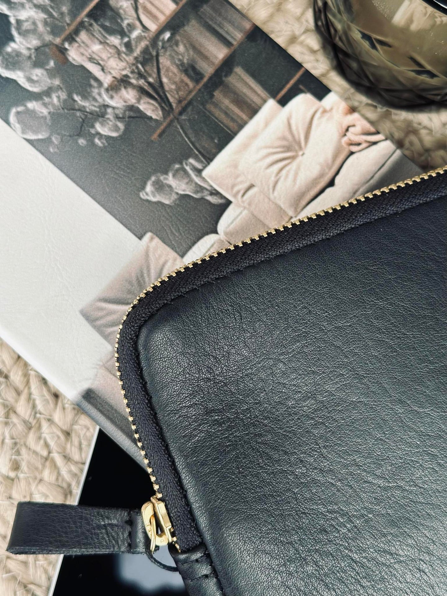 iPad-Sleeve - Schwarz / Gold