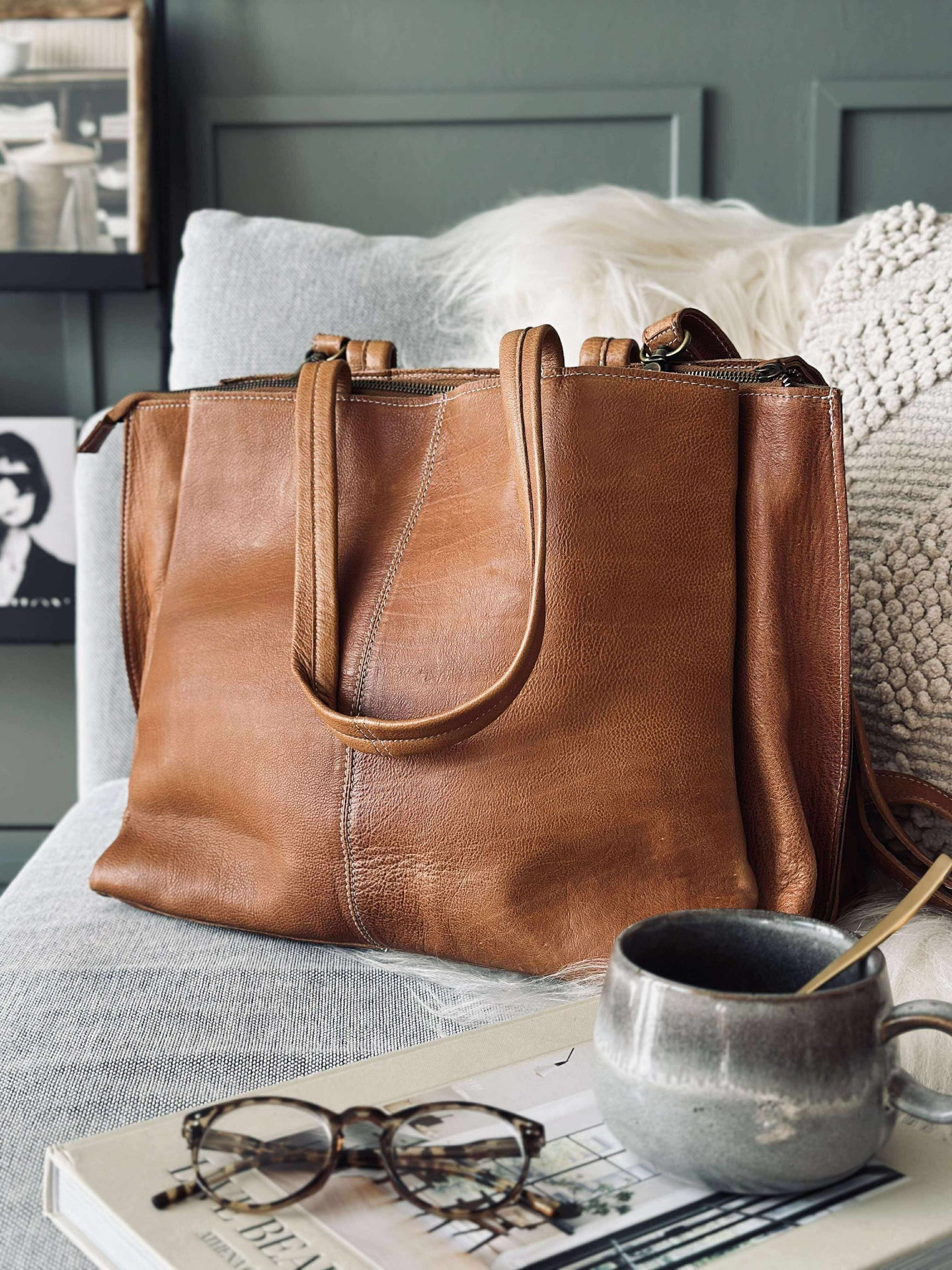 Arbeitstasche - Valerie Cognac