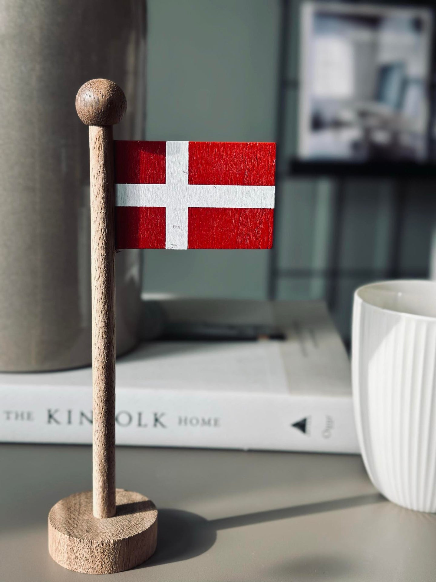 Flag Dannebrog wood - Mehrere Größen