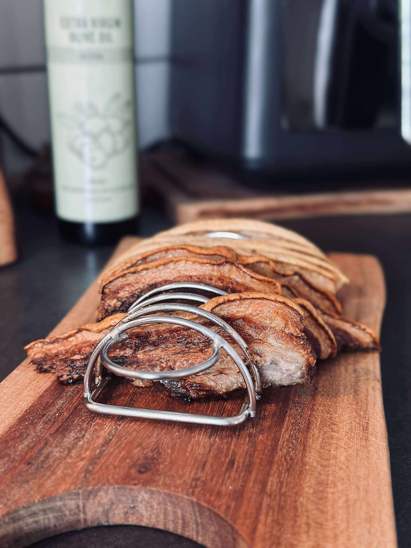 Halter für gebratenen Schweinebauch – für Airfryer