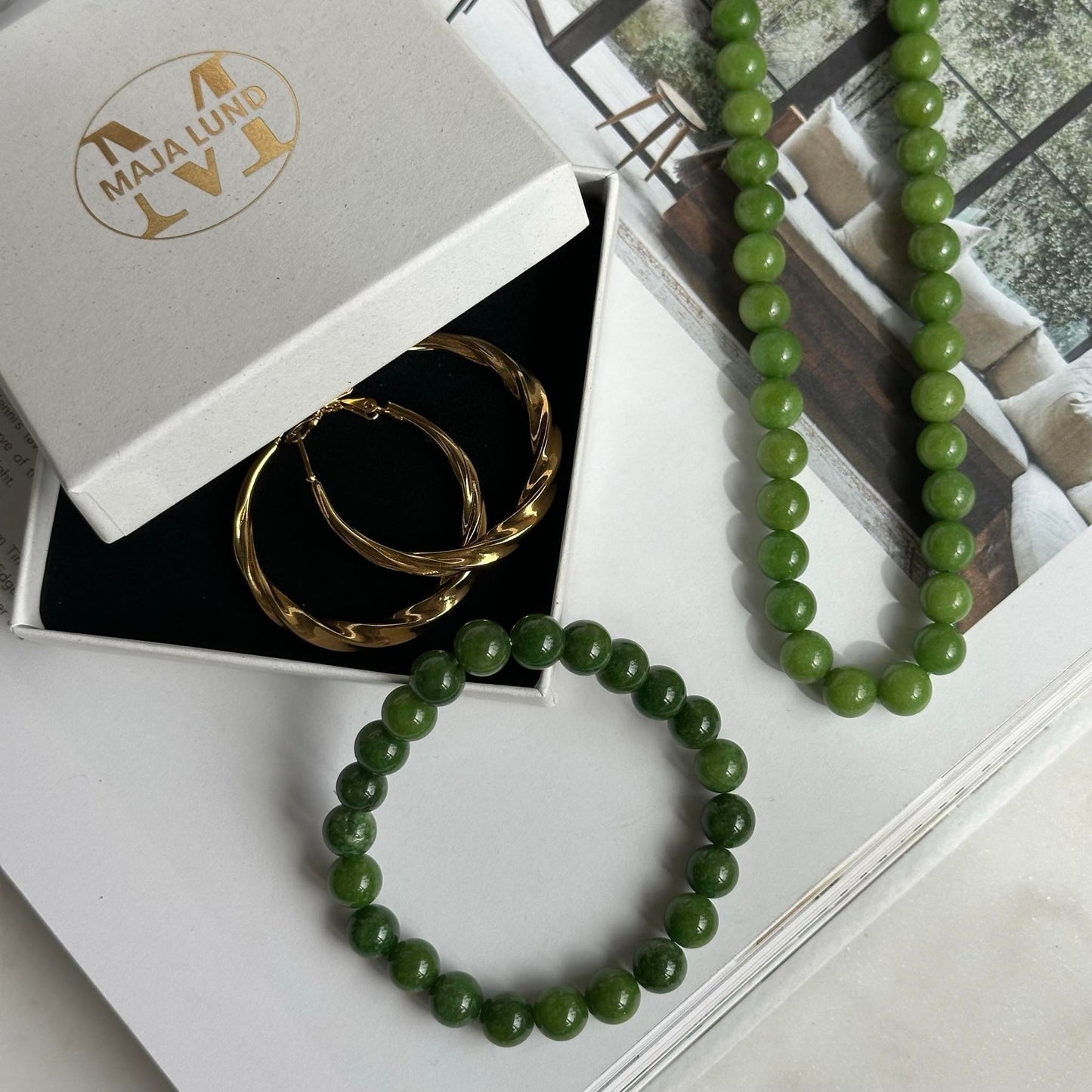 Halskette Mary Emerald