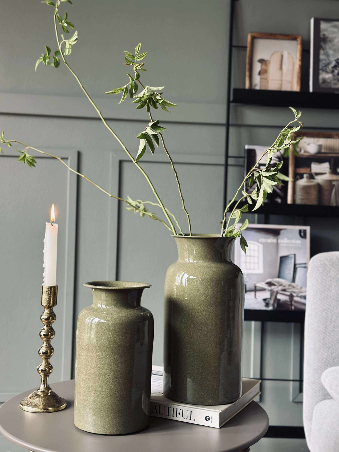 Vase Grün - mehrere Größen