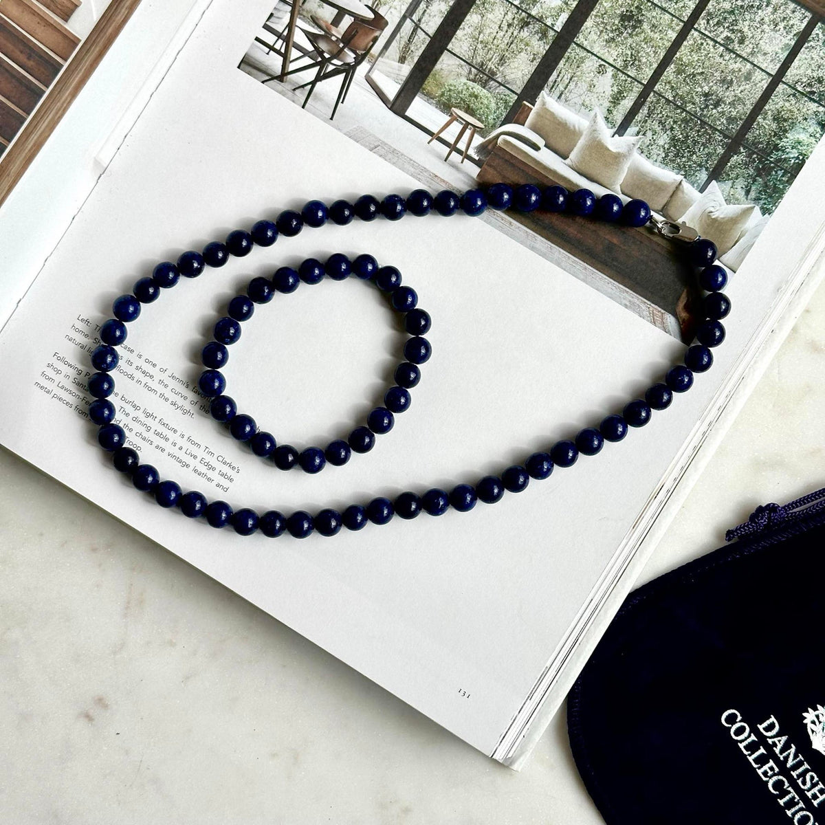 Halskette Mary Navy