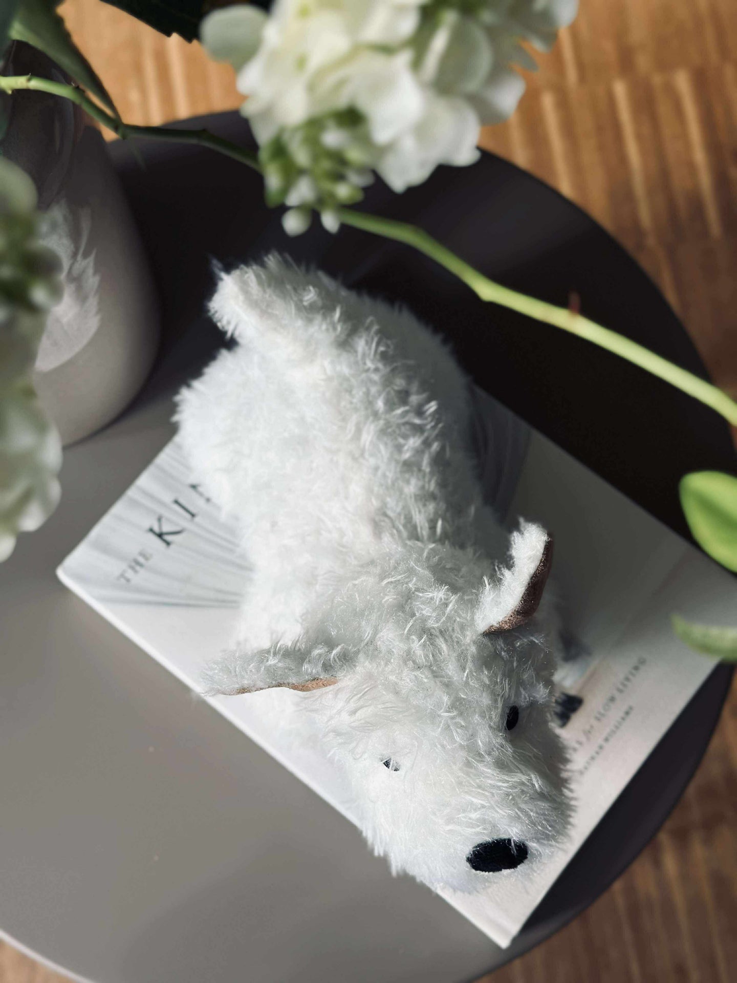 Türstopper Plüsch-Hund - Weiß
