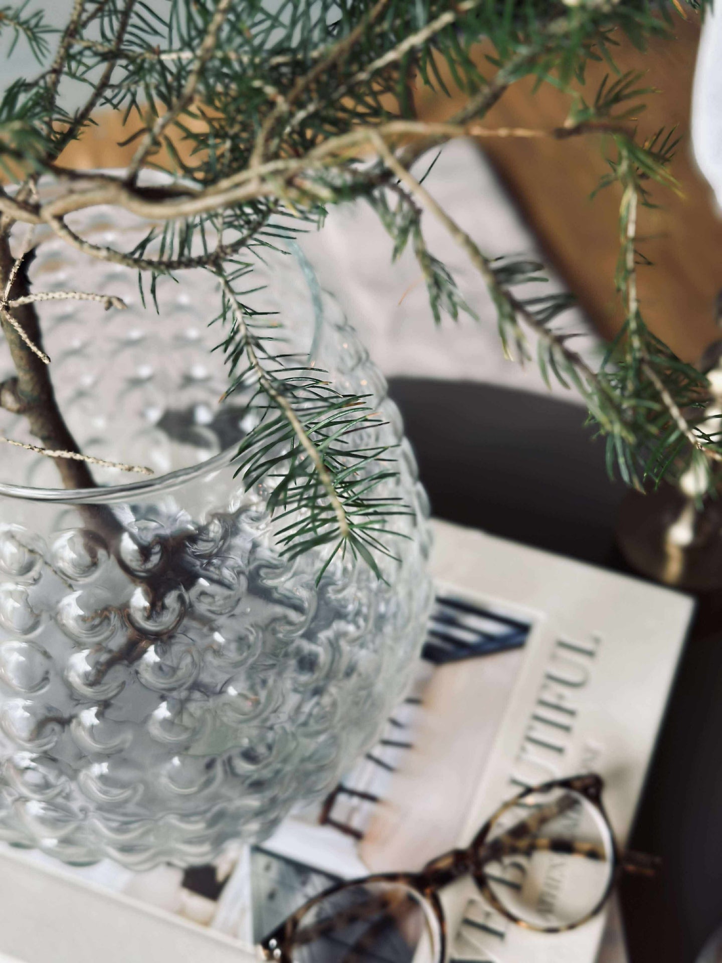 Vase Clear dots