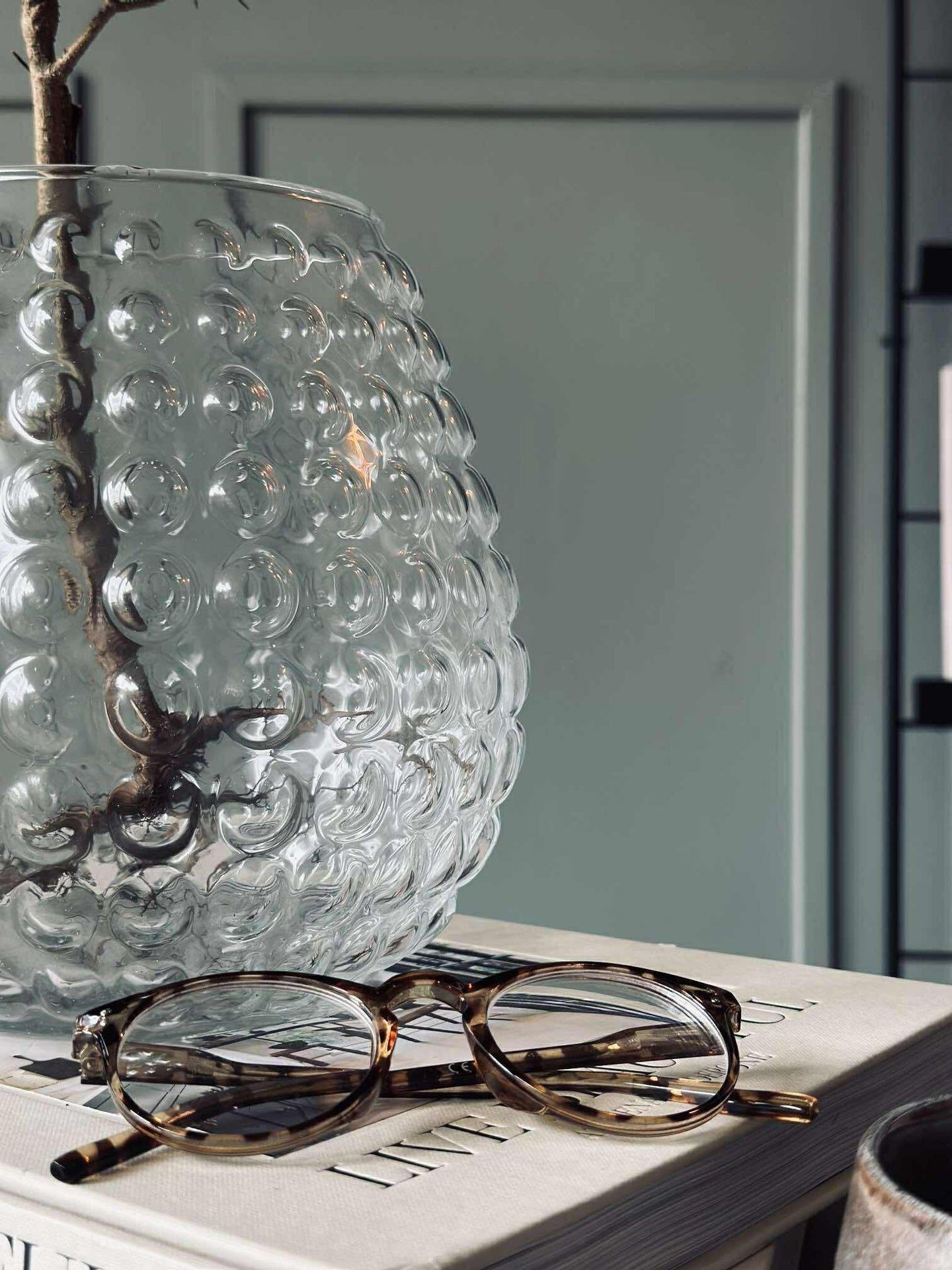 Vase Clear dots