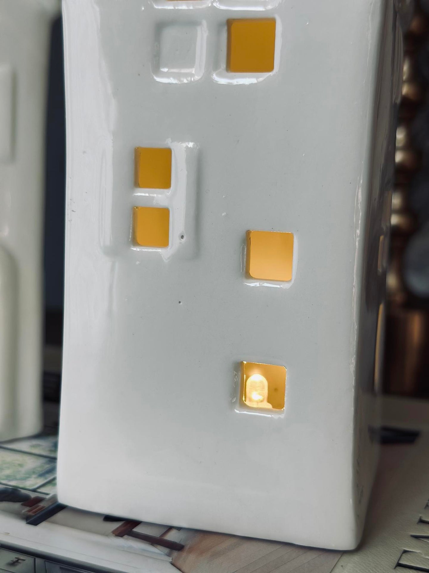 Lichthaus mit LED - WHITE MIX