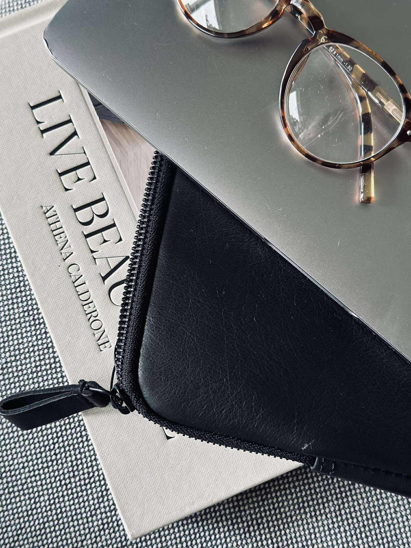 Laptop sleeve - Schwarz / schwarz