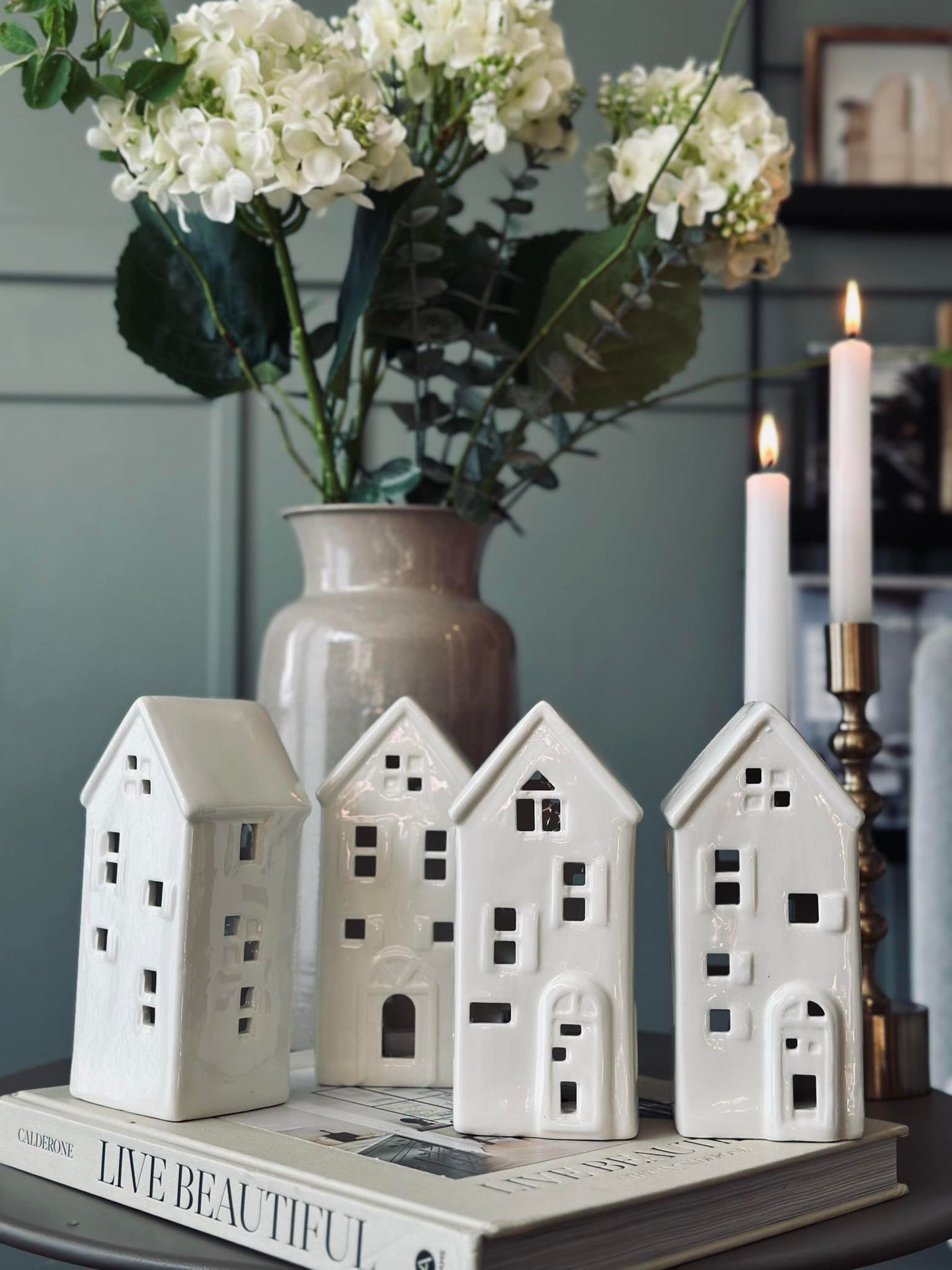 Lichthaus mit LED - WHITE MIX