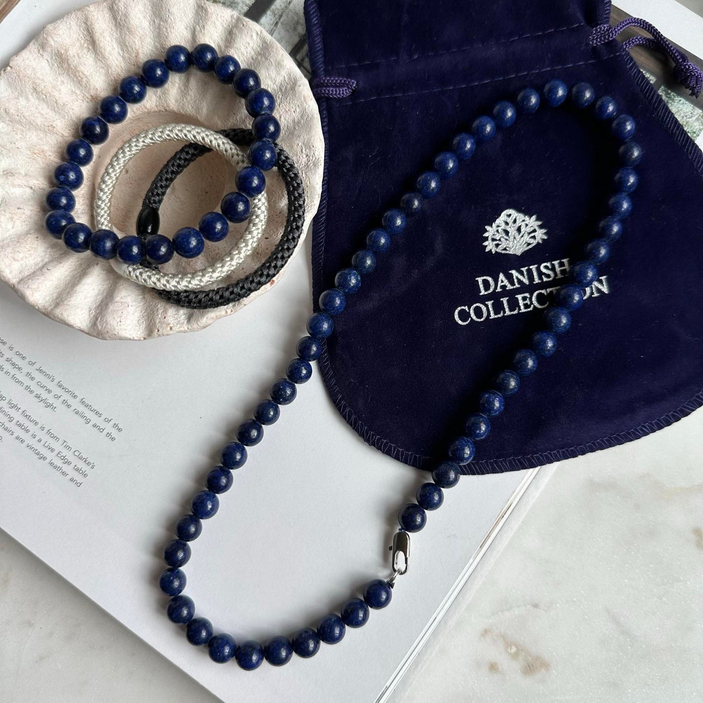 Halskette Mary Navy