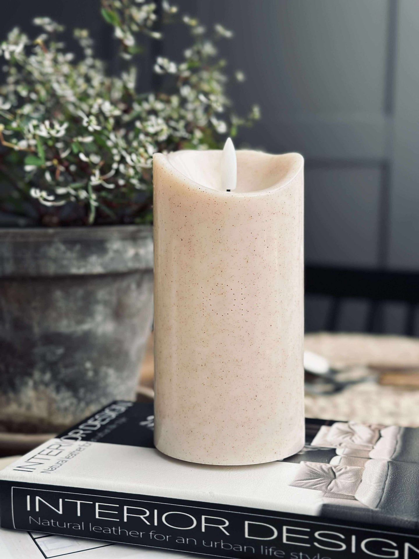 LED-Blockkerze Twinkle Home