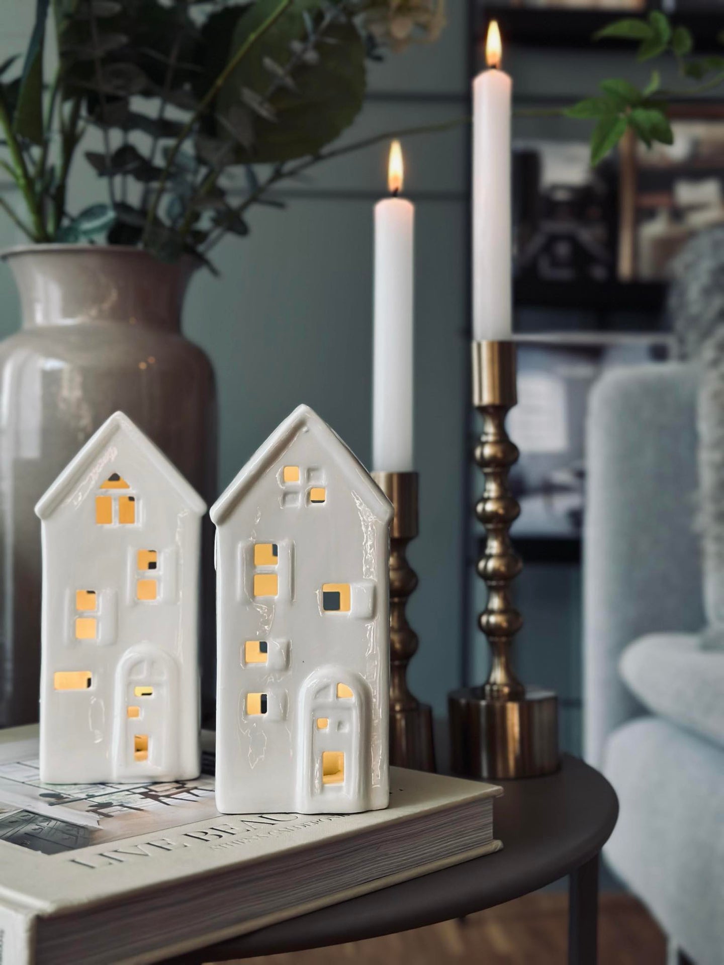 Lichthaus mit LED - WHITE MIX