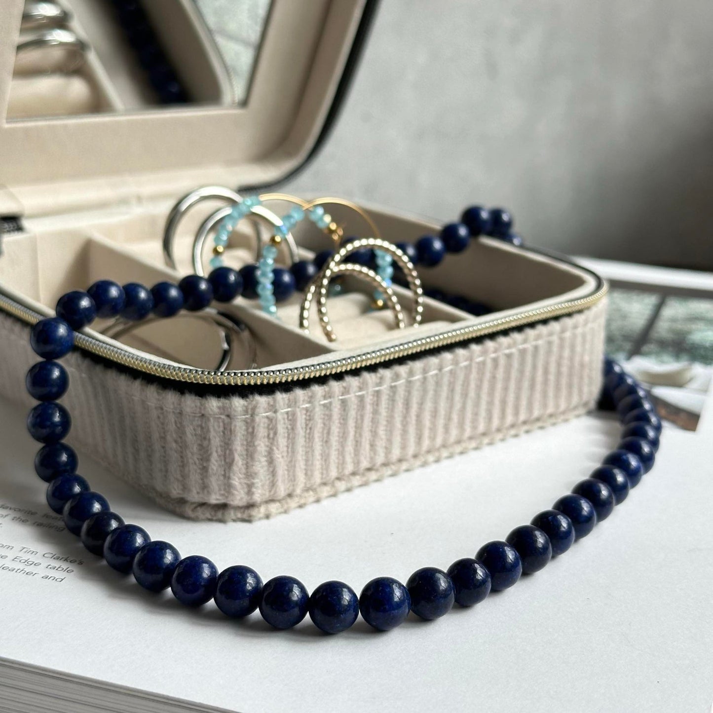 Halskette Mary Navy