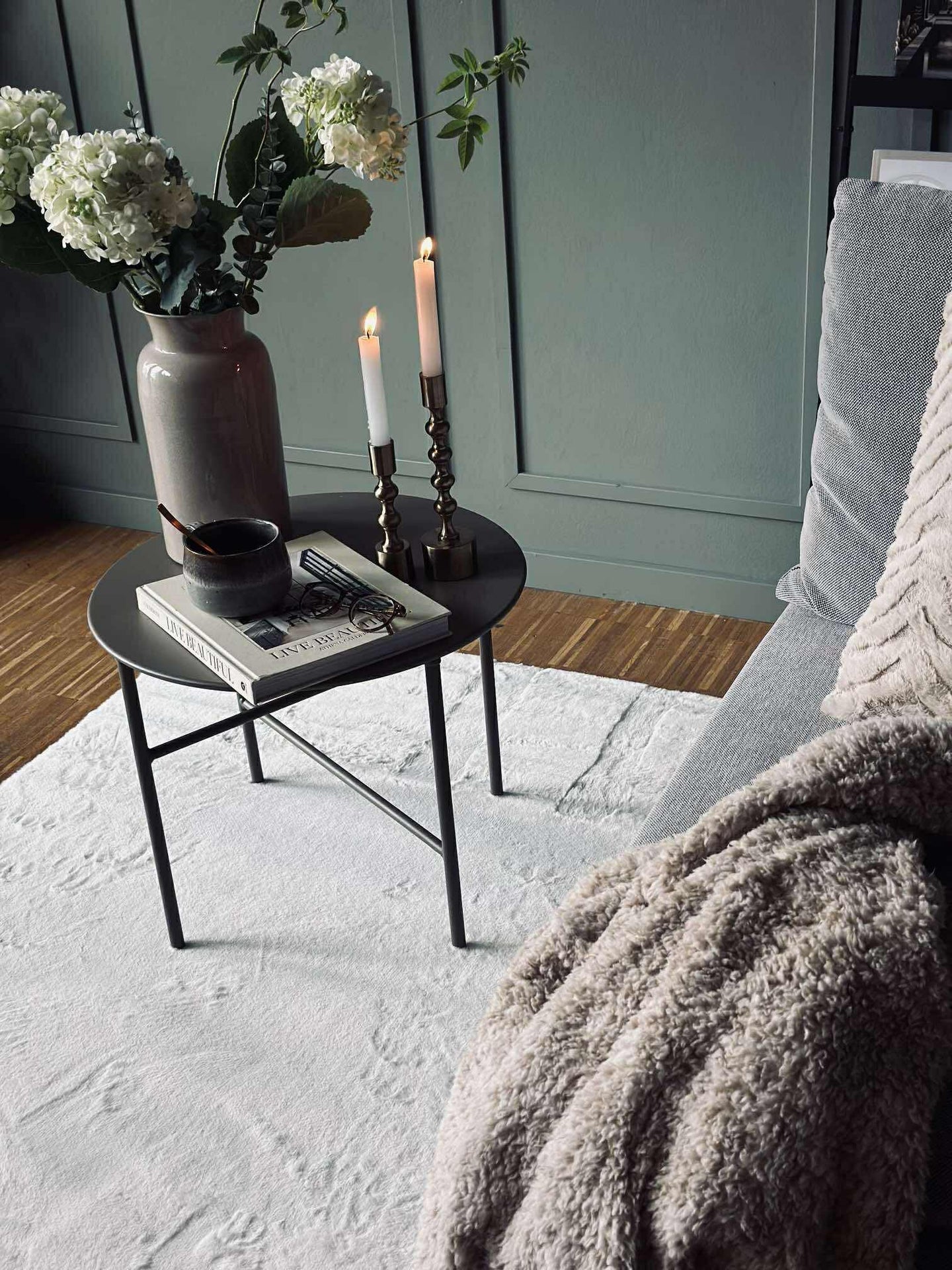 Teppich Plys white