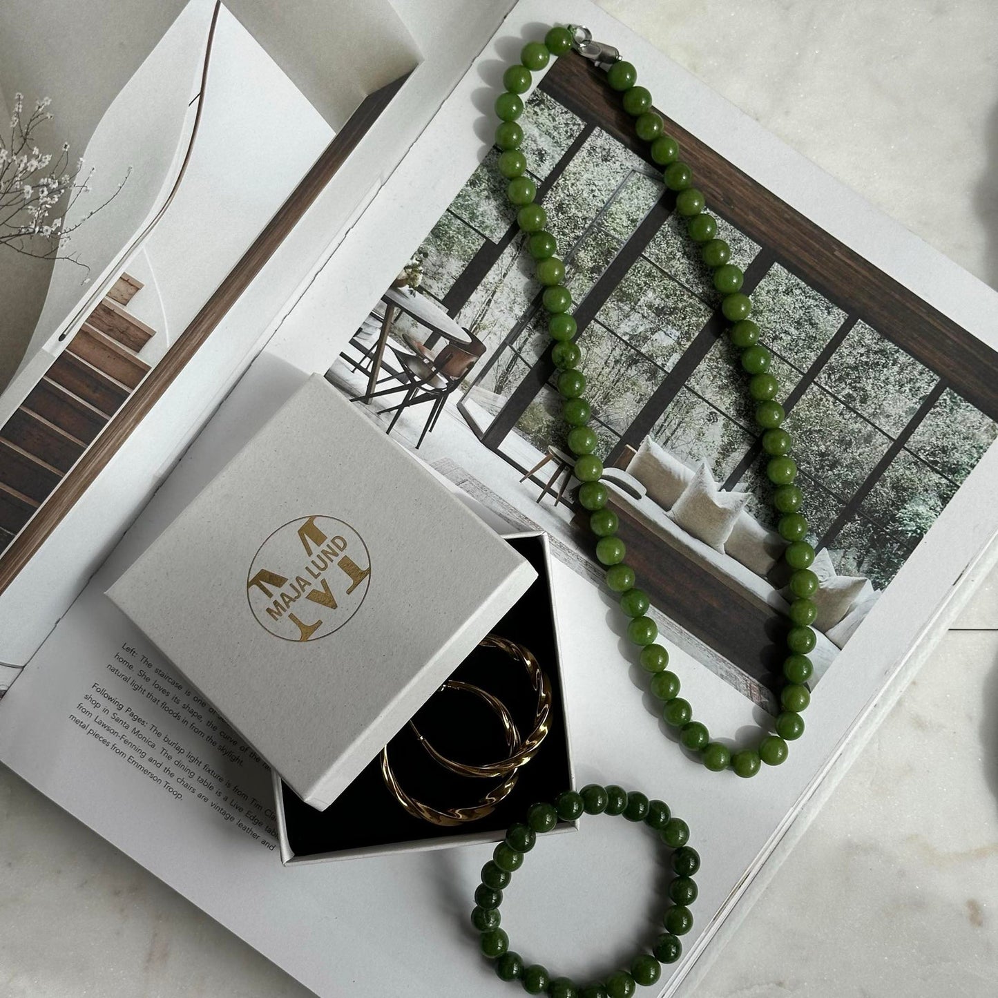 Halskette Mary Emerald