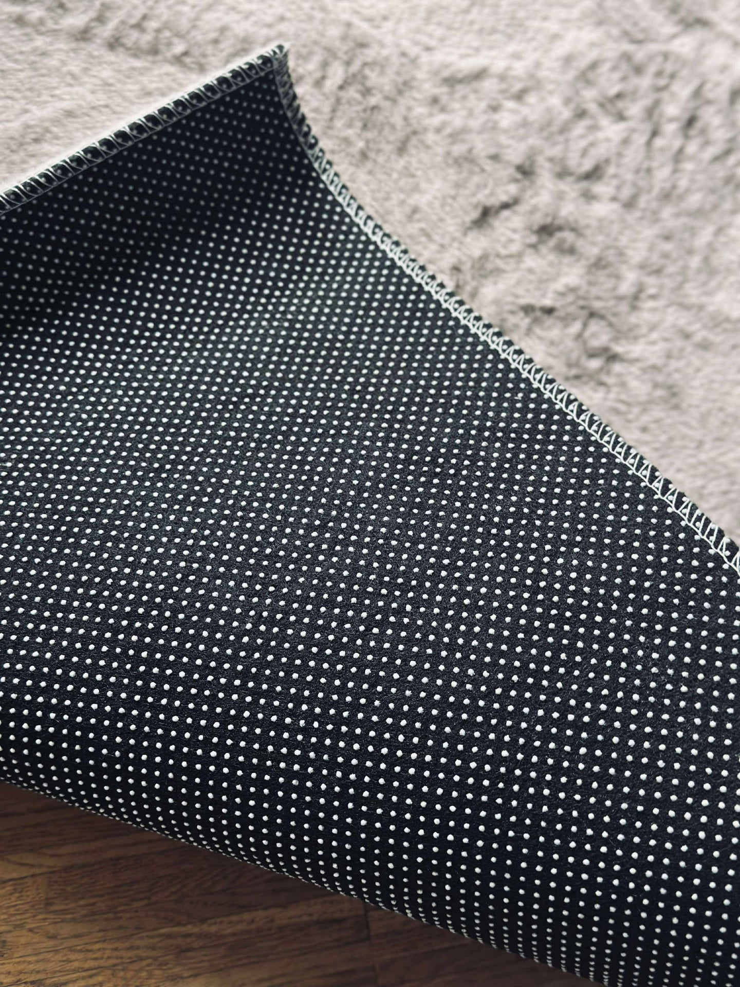 Teppich Plüsch - dunkelbeige