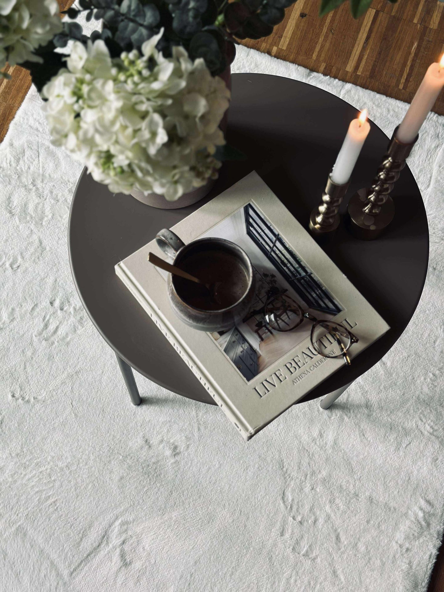 Teppich Plys white