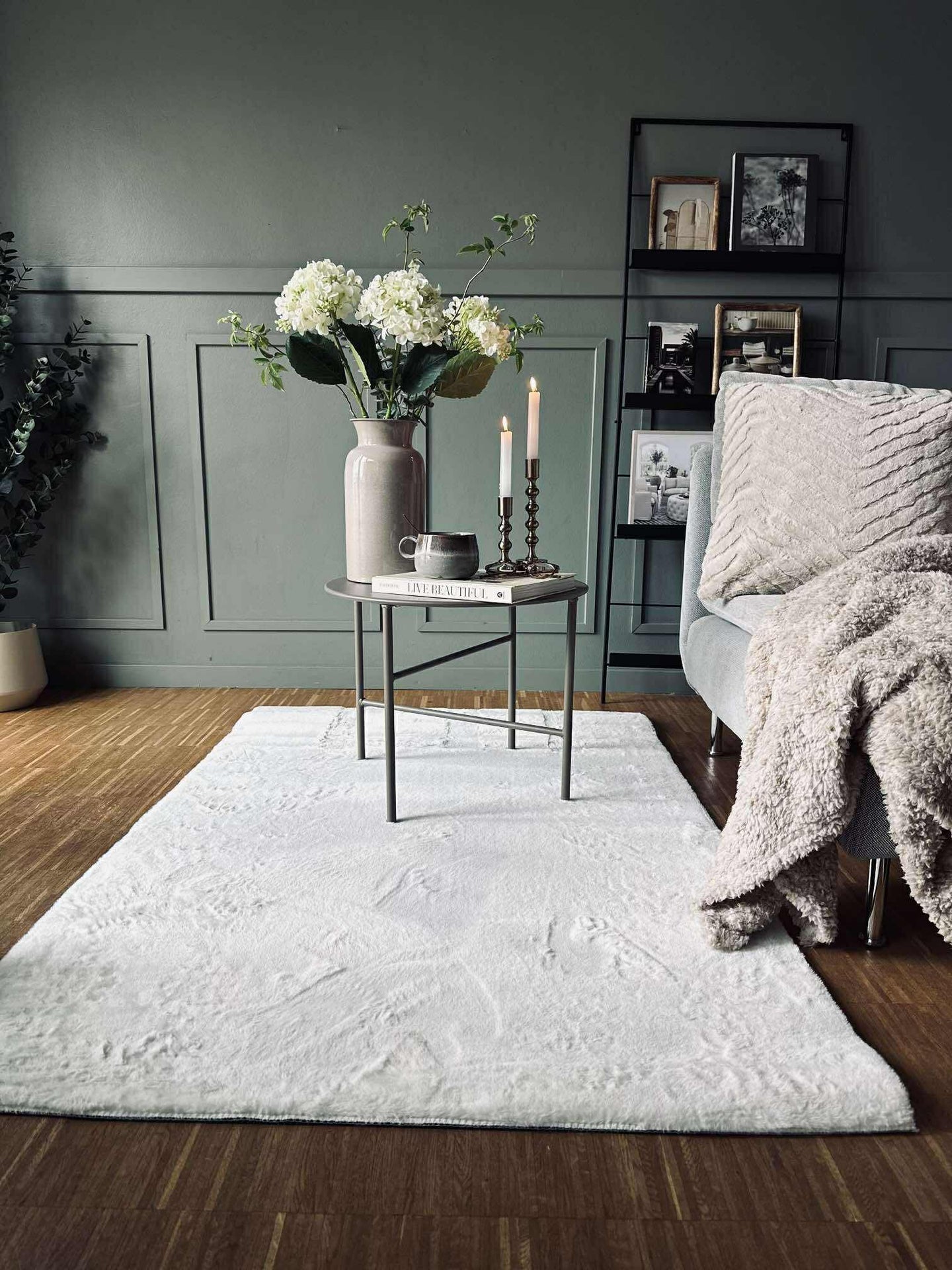 Teppich Plys white