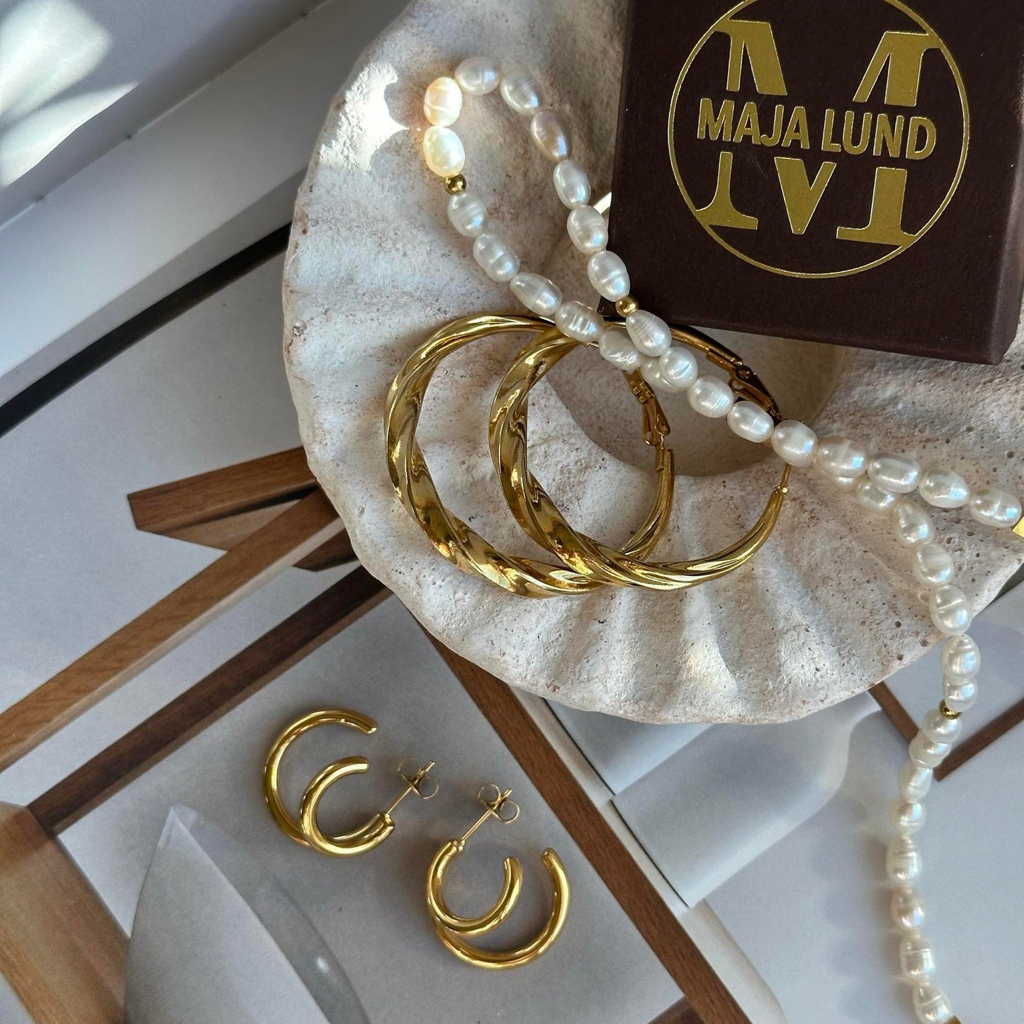 Ohrringe Camille – Vergoldet