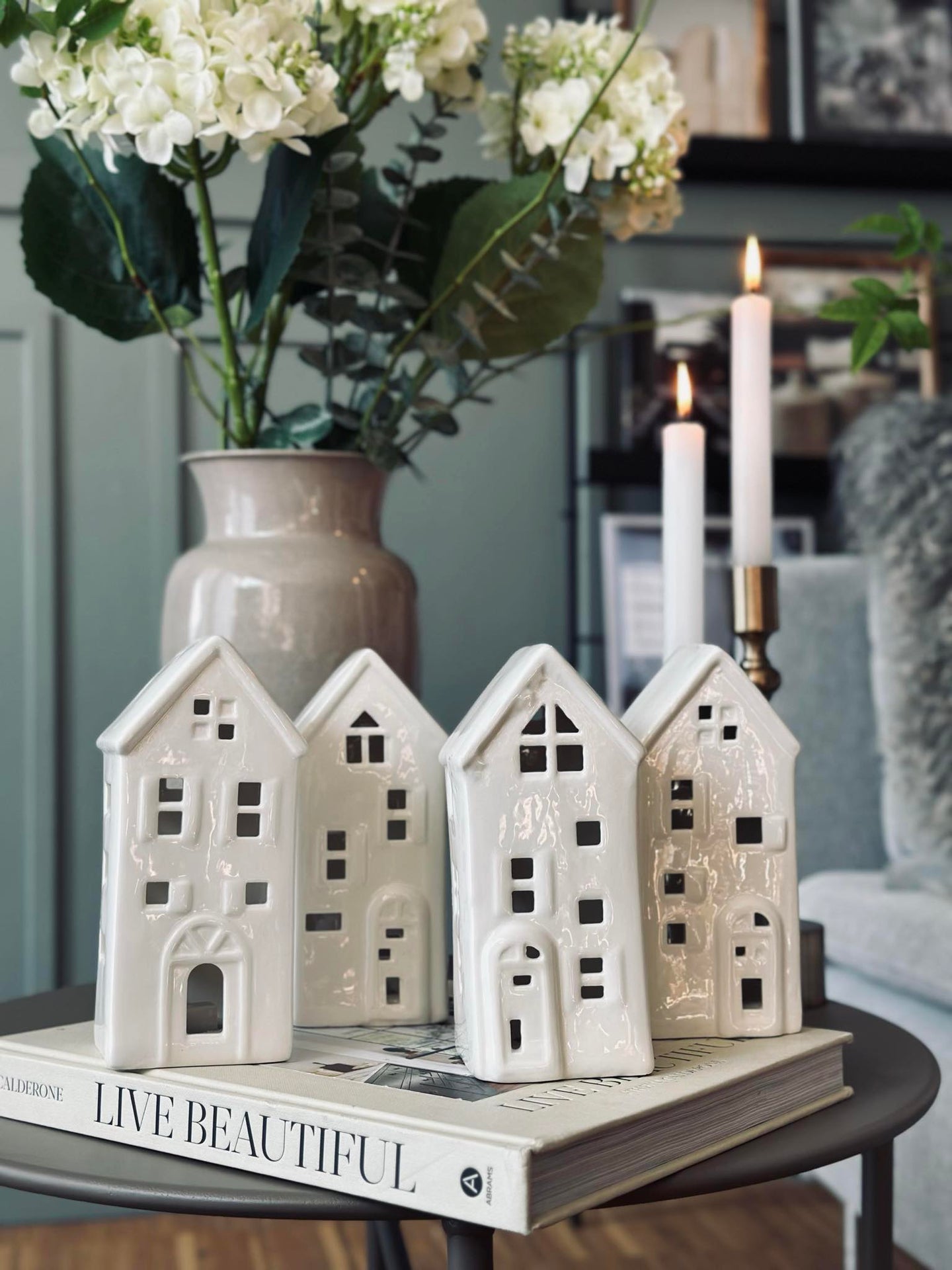 Lichthaus mit LED - WHITE MIX