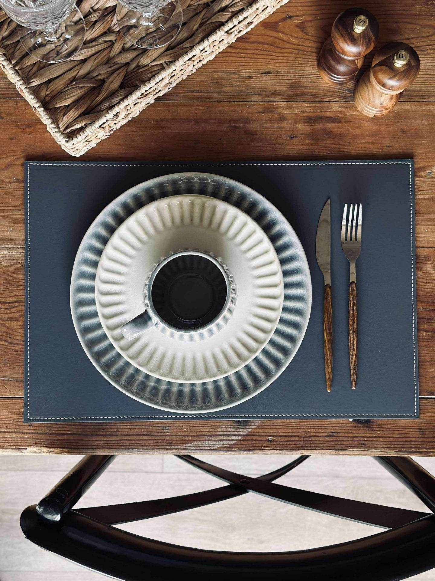 Platzset - 30x45 - Grau