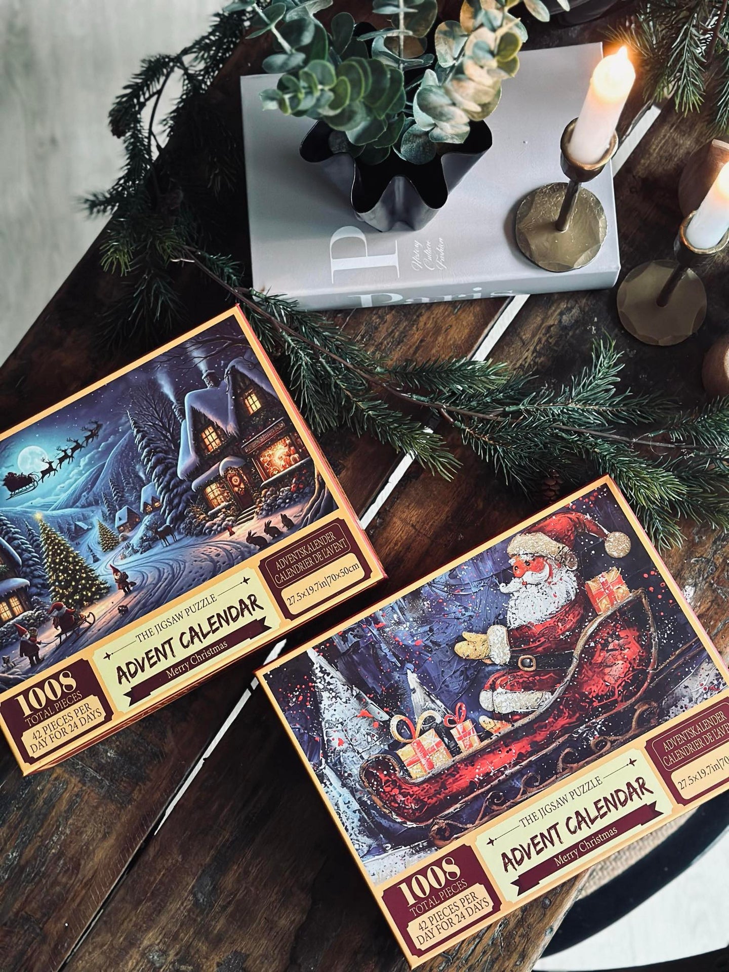 Julekalender puzzle mix