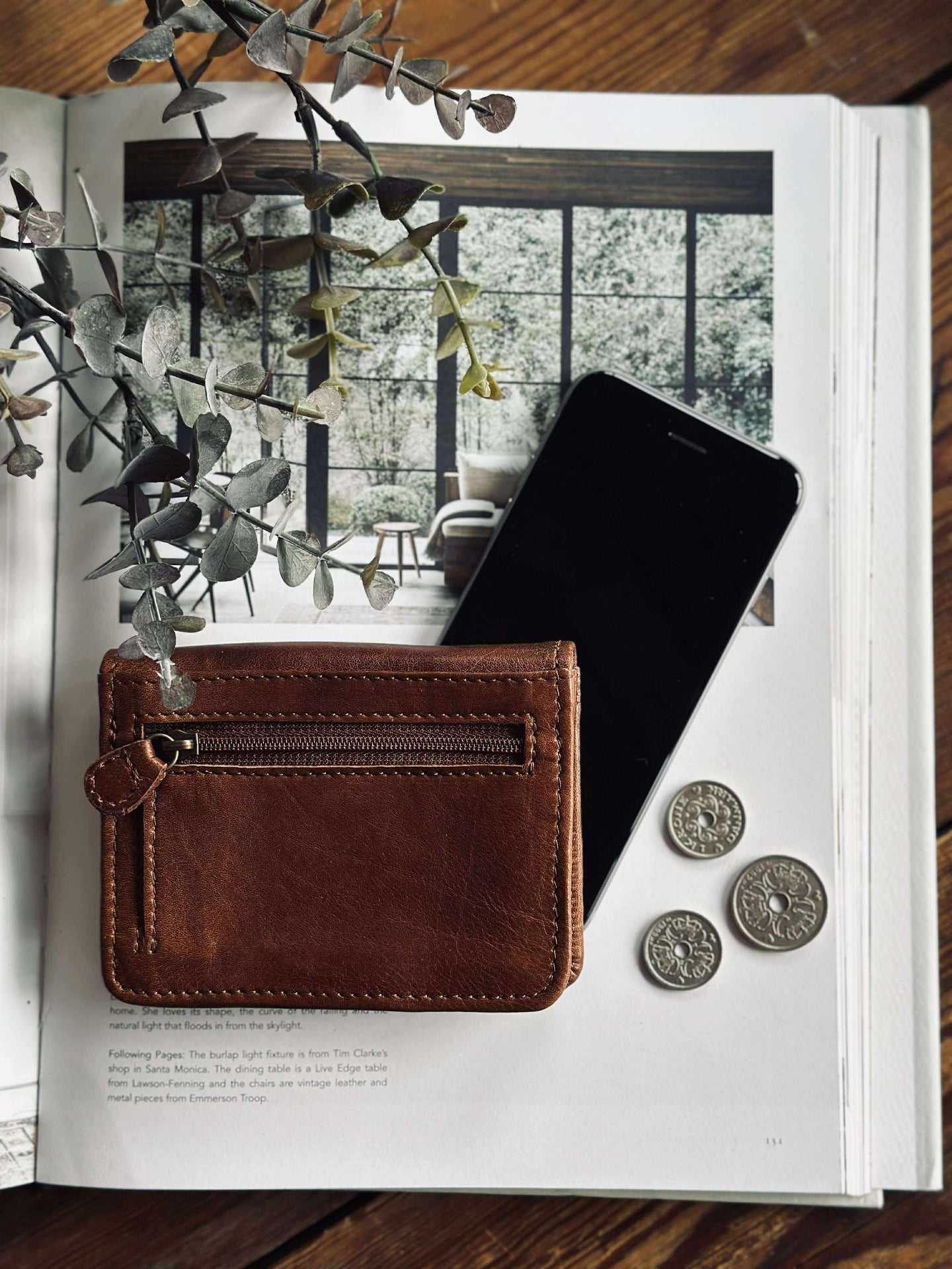 Portemonnaie Small URBAN Walnut